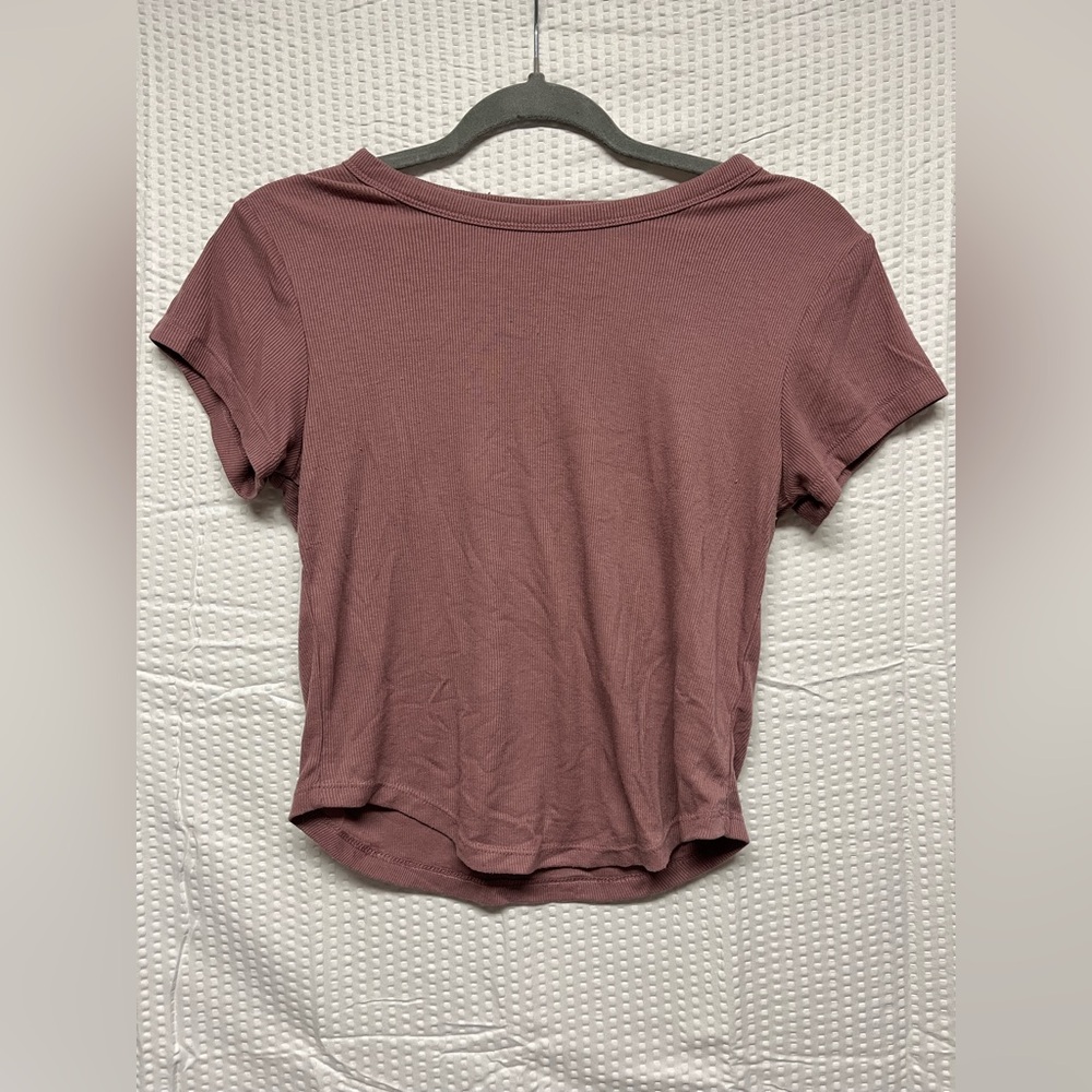 Old Navy Dark Pink Short Sleeve Tee